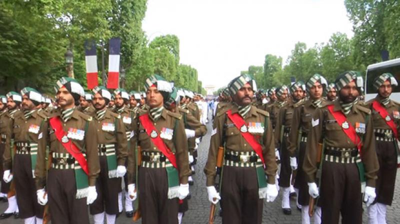 Indian Army's Punjab Regiment gears up for Bastille Day military parade