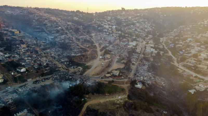 Fire broke out in the forests of Chile, 46 people died