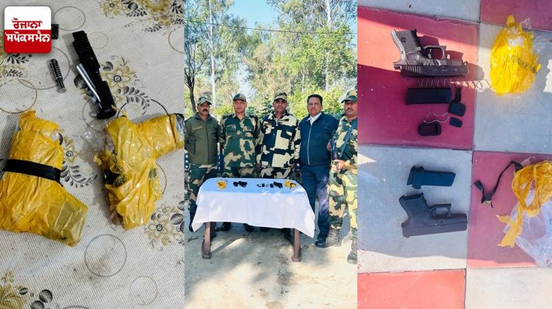 BSF seizes consignment of weapons sent by drone from Pakistan