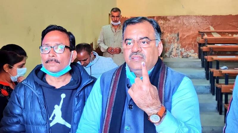 BJP Leader Tarun Chugh Cast His Vote