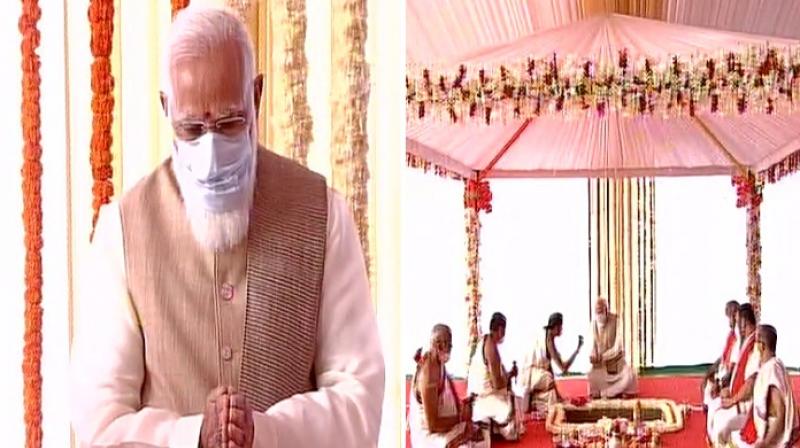 PM Modi lays foundation-stone of new Parliament building