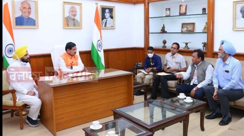 Punjab Power Minister Meets Union Coal Minister And Union Power Minister