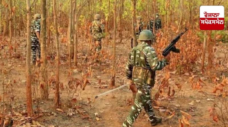 Encounter between security forces and Naxalites in Chhattisgarh