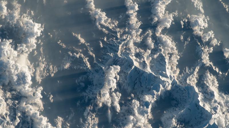 Astronaut spots Himalayas from space, shares pics