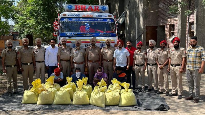 Mansa police arrested 6 drug smugglers 