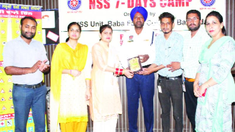 Campaign  at Baba Farid College