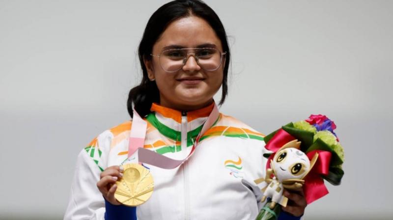 Avani Lekhara wins gold with world record in Para Shooting World Cup