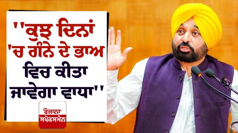 Punjab CM Bhagwant Mann big decision for sugarcane farmers