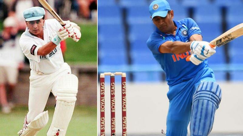dhoni and sunil gavaskar