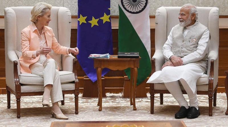 PM Modi held talks with European Commission president Ursula von der Leyen