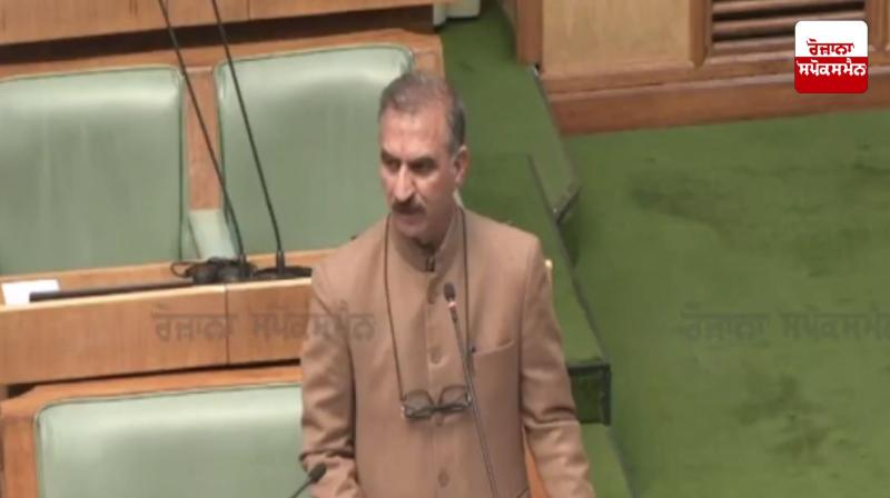 ਮੁੱਖ ਮੰਤਰੀ ਸੁਖਵਿੰਦਰ ਸੁੱਖੂ 