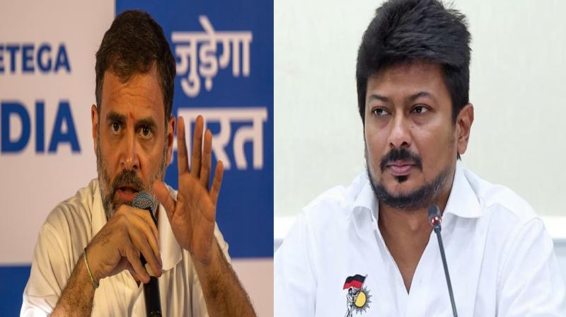 Rahul Gandhi, Udhayanidhi Stalin