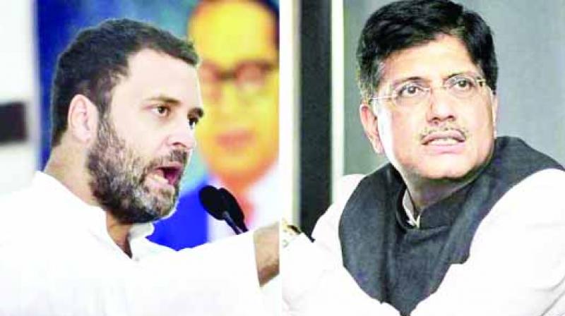 Rahul Gandhi & Piyush Goyal