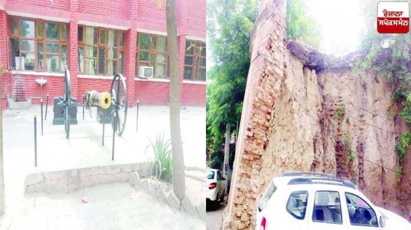 The historic fort of Amloh is collapsing News in punjabi 