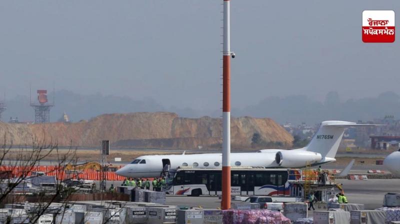 The plane carrying 8 Nepalis deported from America reached Kathmandu