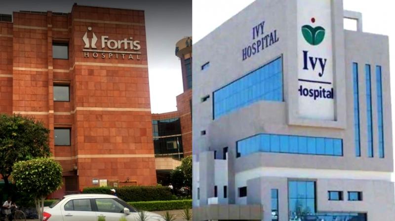 Penalty of Rs 1 lakh on Fortis and IVY hospital
