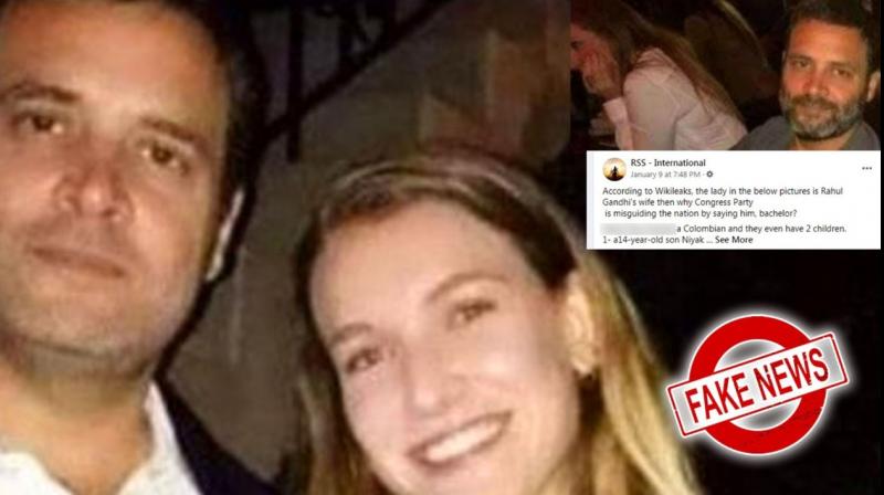  Fact Check: Rahul Gandhi is an actress, not his wife, viral picture fake