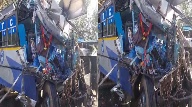 Patiala PRTC Accident News in punjabi 