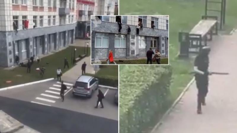 Russia university shooting Accident 