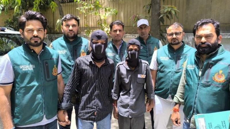 ਦਿੱਲੀ ਪੁਲਿਸ ਸ਼ਾਰਪਸ਼ੂਟਰਾਂ ਨੂੰ ਗ੍ਰਿਫ਼ਤਾਰ ਕਰਦੇ ਹੋਏ 