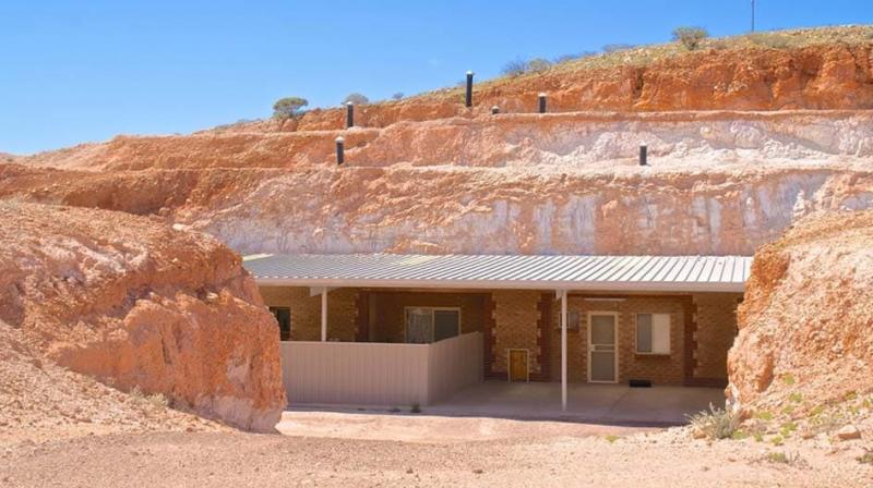A unique city in the desert region of Australia, people live underground