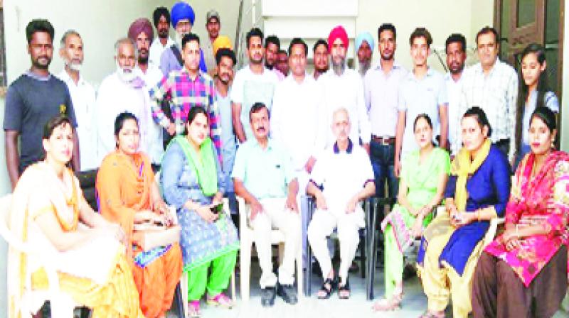 Communist Party Workers During Meeting