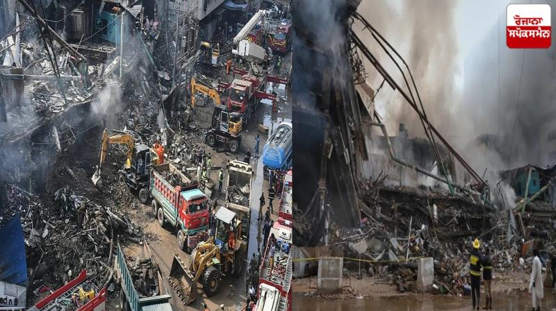 Karachi shopping plaza fire death toll reaches 28