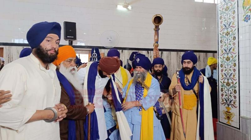 Mastaney star cast at Gurudwara Burj Akali Baba Phula Singh