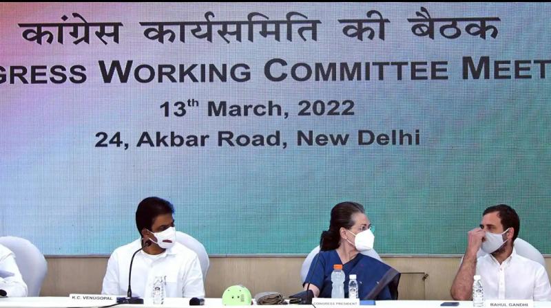 congress working committee meeting
