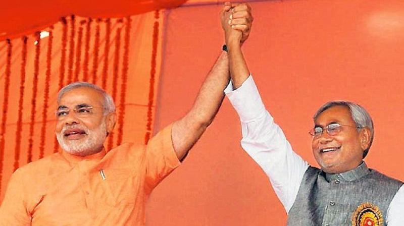 Narender Modi and NItish Kumar