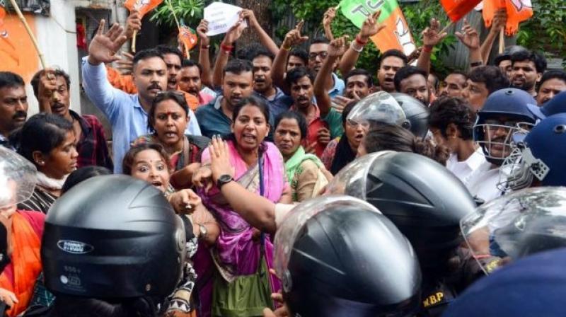  In Bengal too, two tribal women were tortured by stripping them naked: BJP
