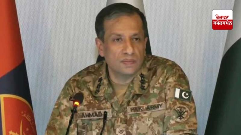 Pakistan's DG General Ahmed Sharif 