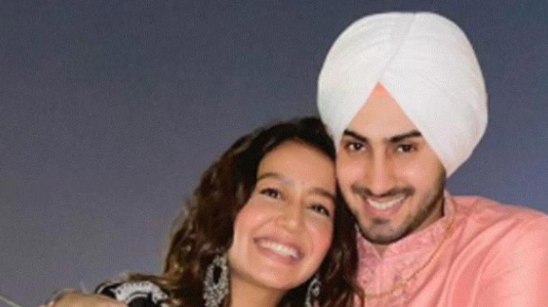 Neha kakkar with Rohanpreet singh