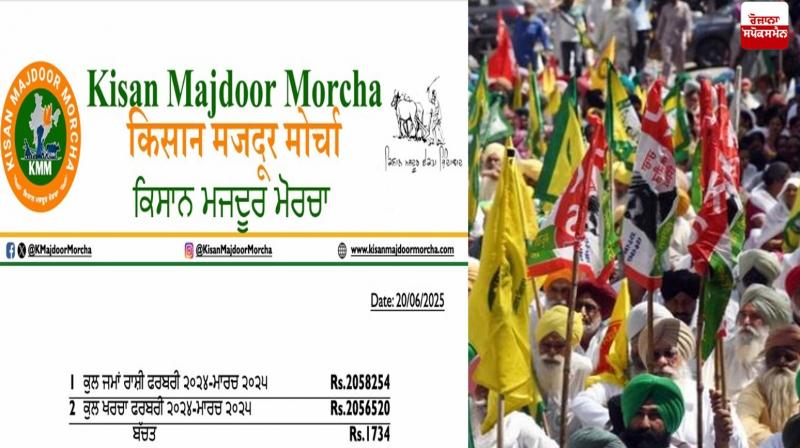 Kisan Mazdoor Morcha  funds details News in punjabi 