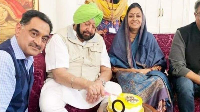 Captain Amarinder Singh celebrated his 77th birthday
