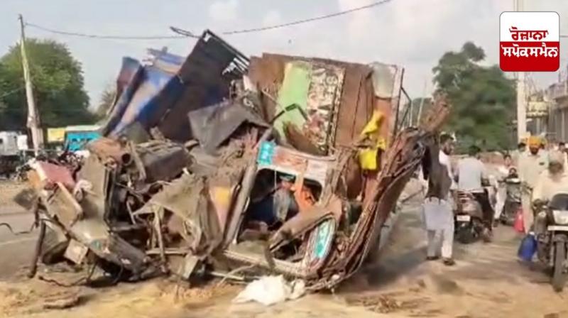 Tragic road accident on Sunam-Bathinda overbridge