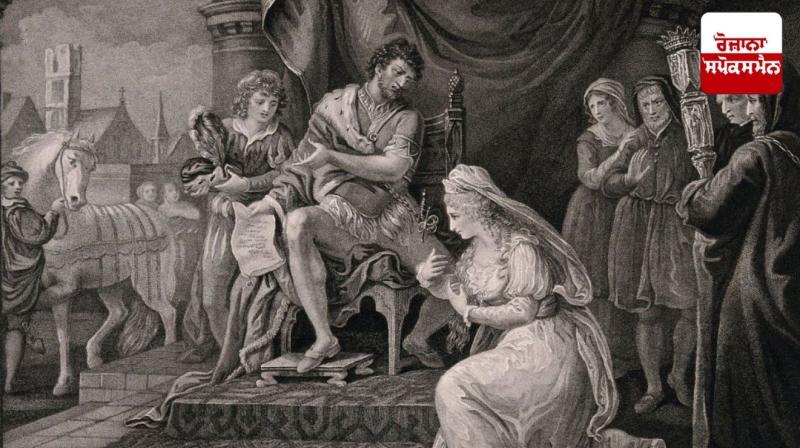 Why did the Queen walk around naked for the good of the people?