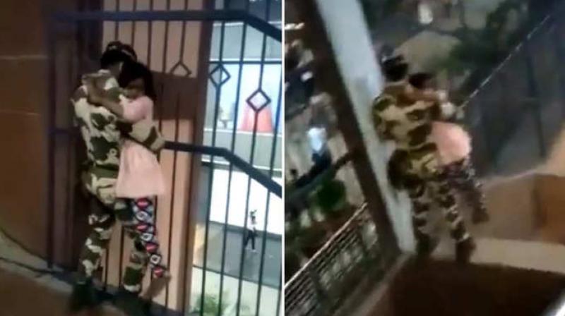 CISF jawan rescues girl stuck in grill at Delhi Metro station