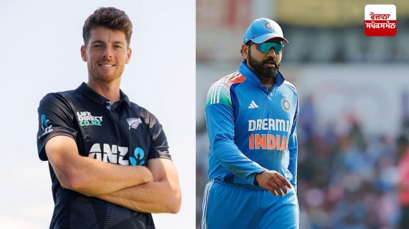 Mitchell Santner and rohit sharma