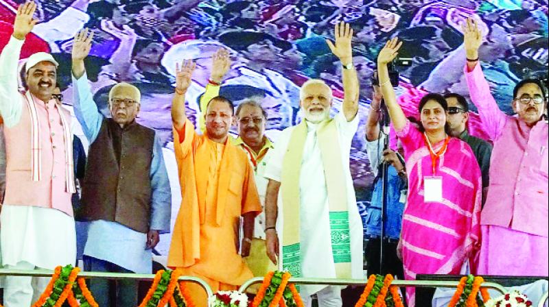 Narendra Modi During rally