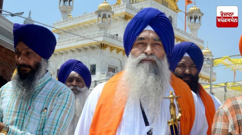 Jathedar Raghbir Singh's first statement on the resignation of Advocate Harjinder Singh Dhami