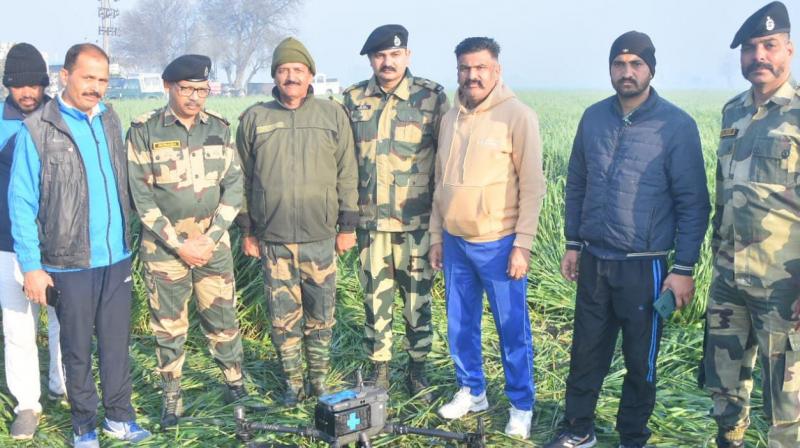 Suspicious drone recovered from Tarn Taran Drone in punjabi 