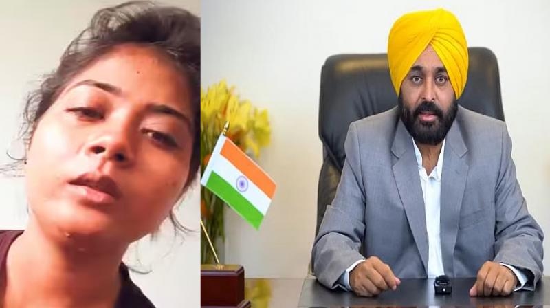 Gurvinder Kaur, CM Bhagwant Mann 