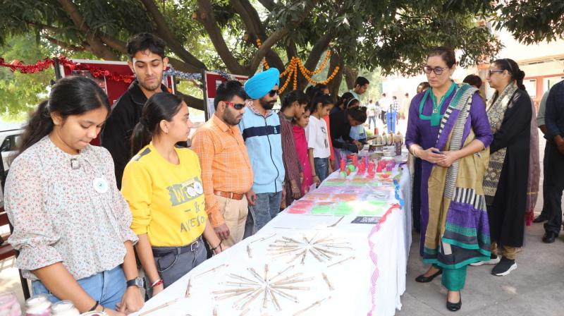 Sri Guru Gobind Singh College celebrated Green Diwali