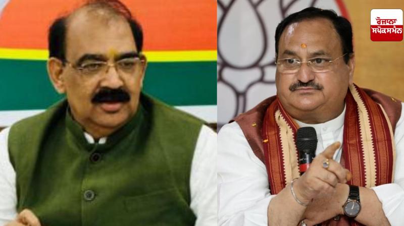 Nadda expresses condolences to Ashwani Sharma on the demise of R.P. Sharma, information regarding floods in Punjab