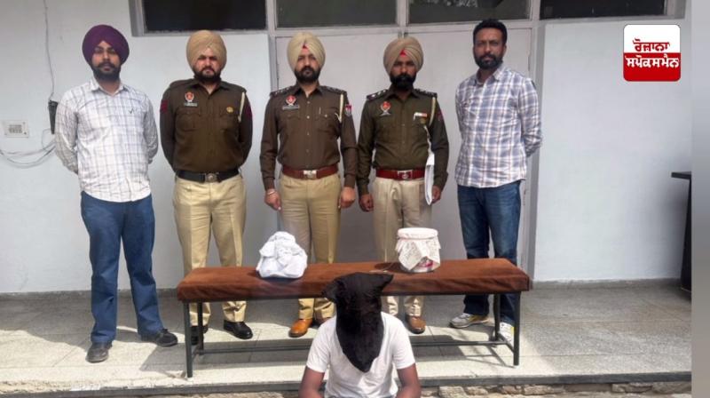 ਪੁਲਿਸ ਵਲੋਂ ਕਾਬੂ ਕੀਤਾ ਗਿਆ ਮੁਲਜ਼ਮ 