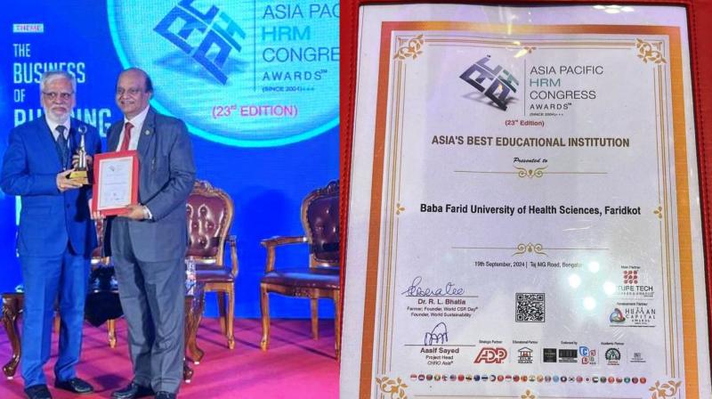 Baba Farid University of Health Sciences honored with 
