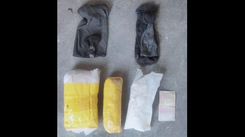 Heroin and Currency note recovered 