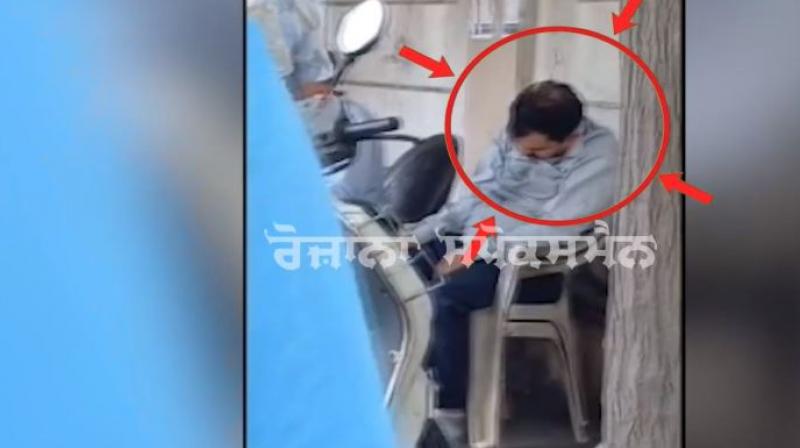 A still from viral video