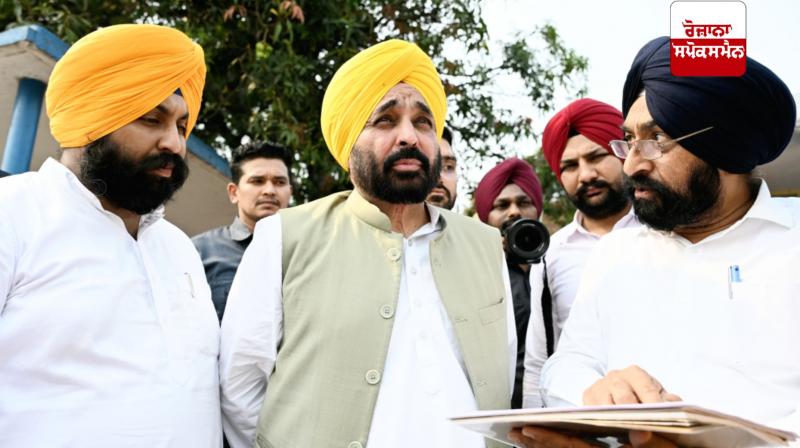 Chief Minister Bhagwant Singh Mann reaches Nangal Dam - Will not let anyone steal a single drop of Punjab's water